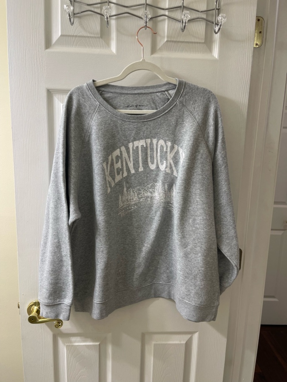 State of Mind Gray 'Kentucky' Crewneck Sweatshirt